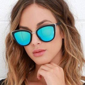 Quay My Girl Sunglasses in blue